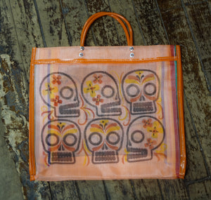 Open image in slideshow, Sugar Skull Grocery Bag
