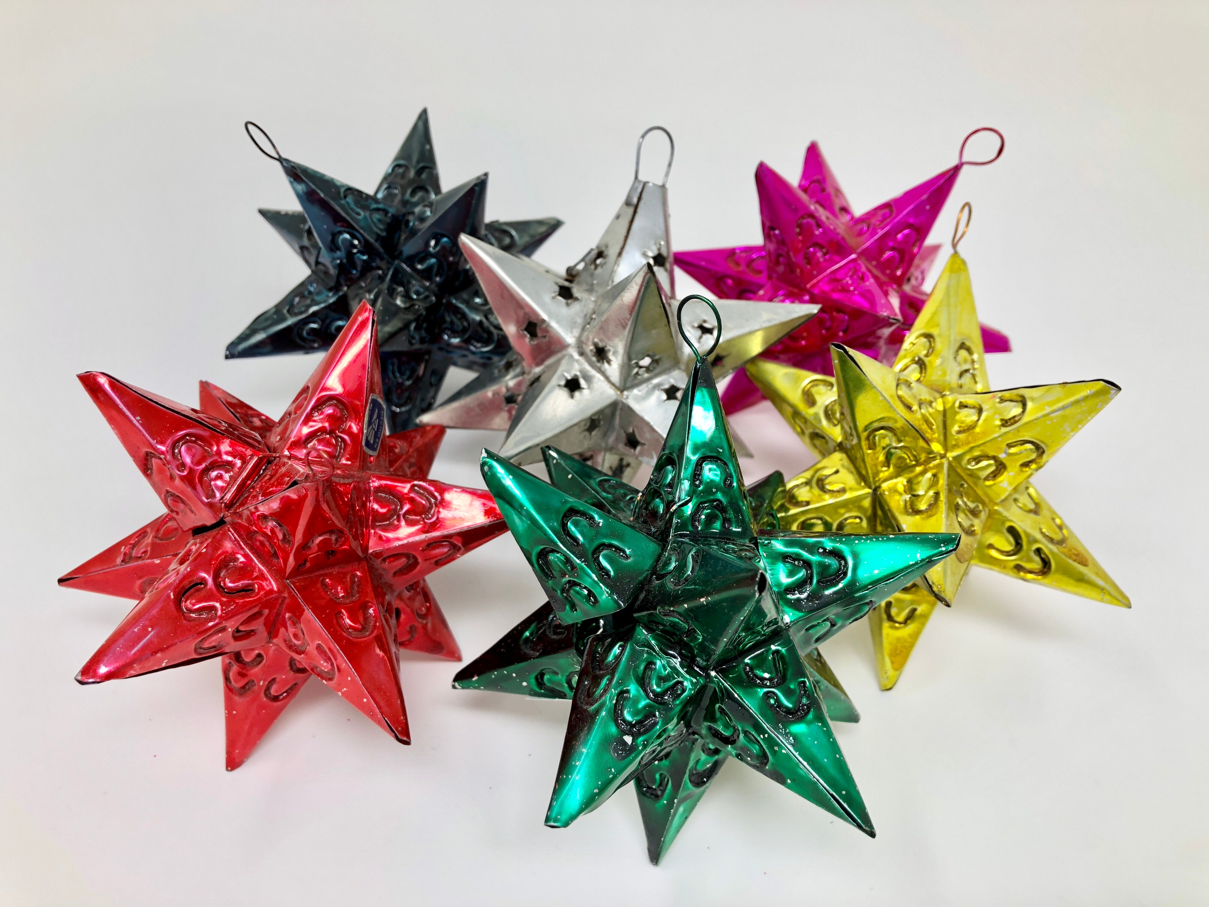 Mexican Tin Star Ornament
