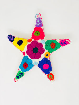 Embroidered Star Tree Topper